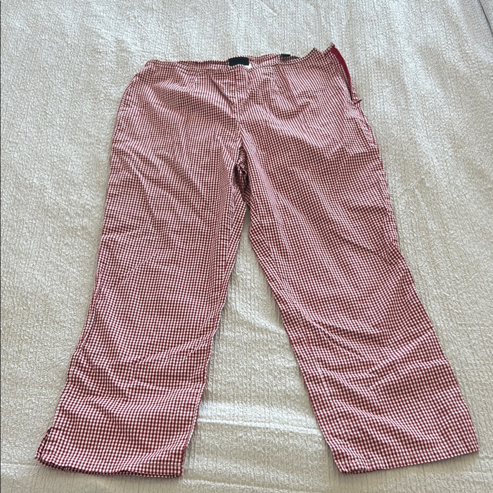 D&G Red Gingham Checkered Pants